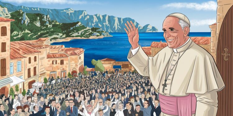 Le pape François effectue une visite controversée en Corse suscitant enthousiasme populaire et questionnements Découvrez les dessous de ce voyage symbolique   Viral Mag