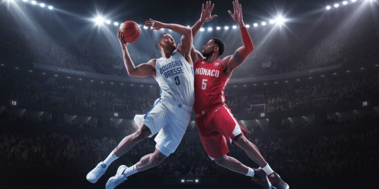 L’affiche immanquable : Bourg-en-Bresse vs Monaco ! - Viral Mag La 10ème journée de Betclic Elite promet un choc explosif entre Bourg en Bresse et Monaco ce dimanche Qui lemportera Analyse et pronostics Viral Mag