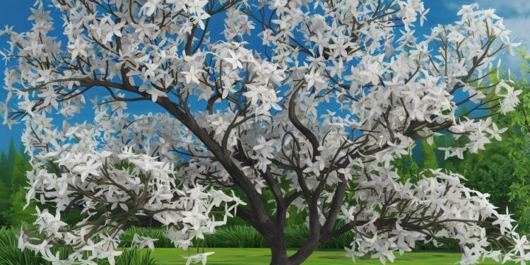 L’Arbre Étoilé élu Plante de l’Année au Chelsea Flower Show 2024 - Viral Mag Découvrez le Prunus Starlight cet arbre gracieux et robuste qui a séduit le jury du prestigieux Chelsea Flower Show de Londres Une star végétale à adopter sans hésiter Viral Mag