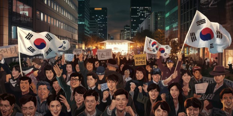 Larmes De Joie À Séoul Après La Destitution Historique Du Président Yoon - Viral Mag Les rues de Séoul explosent de joie suite au vote du parlement destituant le président Yoon Suk Yeol pour sa tentative ratée de suspension du gouvernement civil Retour sur une journée historique Viral Mag