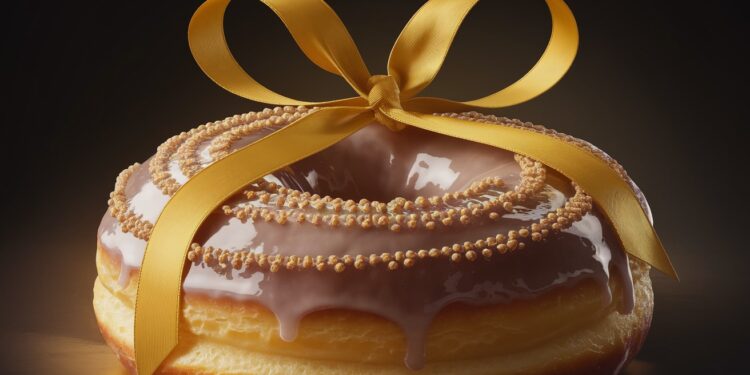 Un beignet surmonté dun ruban jaune symbole de solidarité avec les otages doctobre suscite une polémique à lapproche dHanouka en Israël   Viral Mag