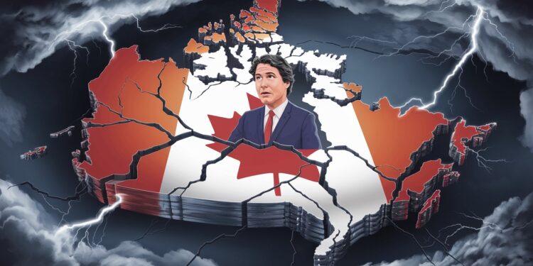 Le Canada face à une crise politique majeure  la démission fracassante de la vice PM fragilise Justin Trudeau déjà confronté à une impopularité record et aux menaces de Trump La pression monte sur le Premier ministre canadien   Viral Mag