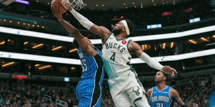Le Choc des Titans : Milwaukee Bucks l’Emporte sur Orlando Magic 114-109 - Viral Mag Dans un match épique de NBA les Milwaukee Bucks ont défié Orlando Magic et arraché la victoire 114 109 au terme dun affrontement intense Découvrez les moments clés de cette rencontre palpitante Viral Mag