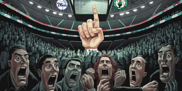 Le Geste Grossier de Joel Embiid Lui Vaut une Lourde Amende de la NBA - Viral Mag La star des 76ers Joel Embiid vient décoper dune amende de 75 000 dollars pour un geste obscène lors dun match contre les Celtics le jour de Noël Viral Mag