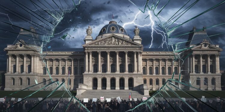 Le Gouvernement Barnier au Bord du Gouffre, la France en Crise - Viral Mag La France plonge dans le chaos politique alors que le gouvernement Barnier risque de tomber suite à lannonce de lextrême droite de voter la censure Viral Mag