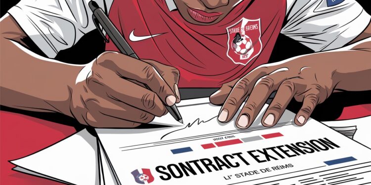 Le jeune Valentin Atangana prolonge à Reims jusqu’en 2027 - Viral Mag Valentin Atangana milieu de terrain très prometteur de 19 ans a prolongé son contrat avec le Stade de Reims jusquen juin 2027 Viral Mag