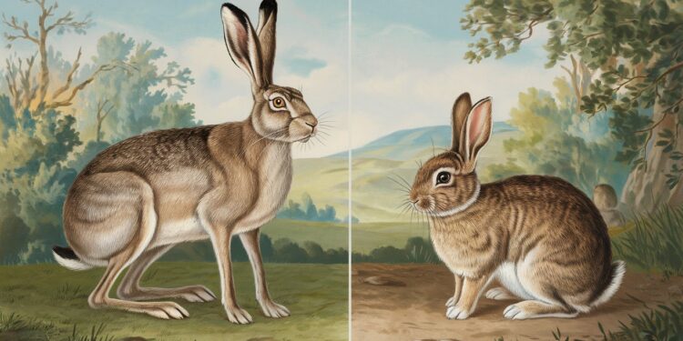 Découvrez les différences étonnantes entre le lièvre dEurope et le lapin de garenne Taille comportement habitat Tout les oppose    Viral Mag
