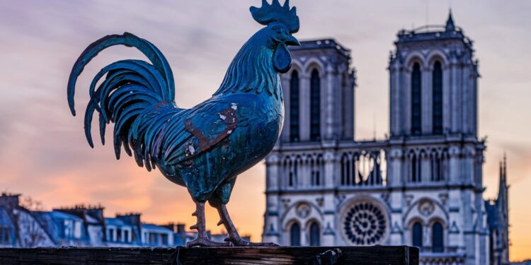 Découvrez lincroyable histoire du coq en cuivre de Notre Dame miraculeusement épargné lors de lincendie de 2019 Un symbole fort de résilience et despoir   Viral Mag