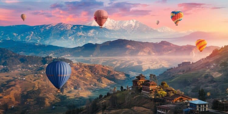 Le Népal organise son premier Festival International de Montgolfières - Viral Mag Découvrez le tout premier Festival International de Montgolfières au Népal qui met en lumière la beauté naturelle unique du pays à travers des vols spectaculaires Viral Mag