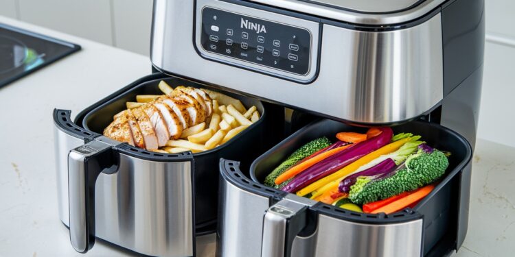 Découvrez loffre incroyable sur le Ninja Foodi FlexDrawer chez Amazon  Cuisinez comme un pro avec cette friteuse à air révolutionnaire   Viral Mag