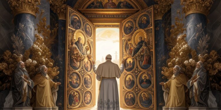 Pour Noël le pape François a ouvert la Porte Sainte à Rome lançant lAnnée Sainte 2025 qui devrait attirer plus de 30 millions de pèlerins   Viral Mag