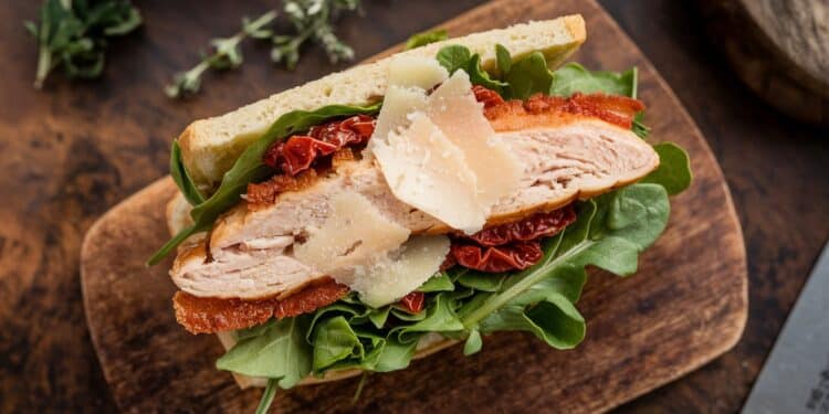 Le Sandwich au Poulet César d’Ina Garten Fait le Buzz et on Comprend Pourquoi ! - Viral Mag Découvrez le délicieux sandwich au poulet César dIna Garten qui affole les réseaux sociaux Une recette originale et savoureuse à tester absolument Viral Mag