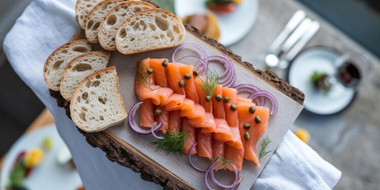 Le Saumon Fumé, Star Incontournable des Apéritifs Festifs - Viral Mag Découvrez nos conseils pour créer un plateau apéritif irrésistible autour du saumon fumé mettant en valeur ce met raffiné Idées daccompagnements et astuces de présentation Viral Mag