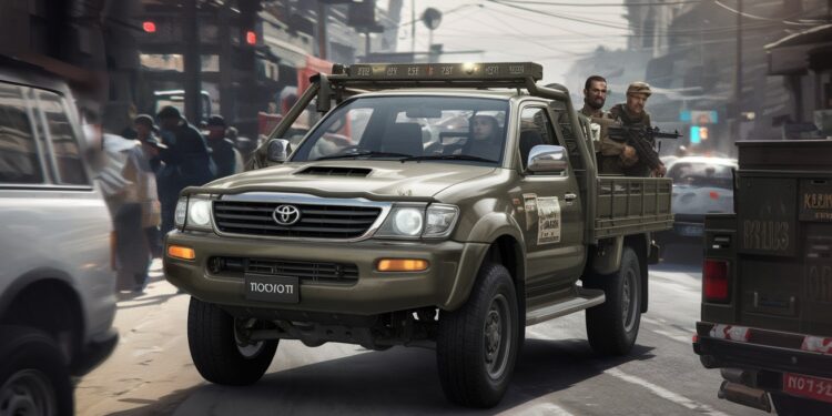 Découvrez comment le pick up Toyota Hilux est devenu le symbole ultime du pouvoir et de linfluence dans la société pakistanaise   Viral Mag