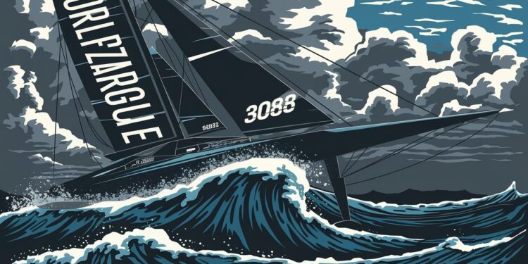 François Gabart contraint dinterrompre sa tentative de record du Trophée Jules Verne Le trimaran SVR Lazartigue rebrousse chemin vers Concarneau   Viral Mag