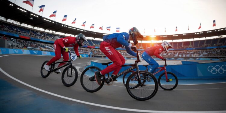 Le triplé historique du BMX français aux Jeux Olympiques 2024  un exploit inédit porté par Joris Daudet Sylvain André et Romain Mahieu   Viral Mag