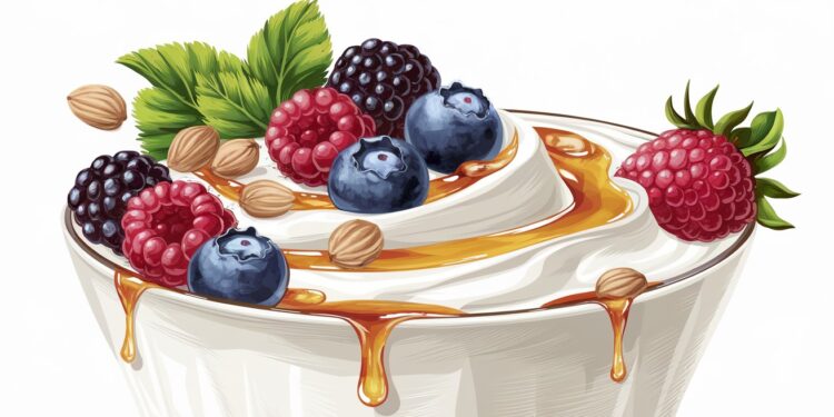 Le Yaourt Grec : Le Snack Protéiné Favori des Diététiciens - Viral Mag Découvrez pourquoi les diététiciens plébiscitent le yaourt grec comme leur snack protéiné préféré Riche en protéines calcium et probiotiques il favorise satiété santé osseuse et intestinale Viral Mag