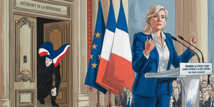 Législatives 2024 : Marine Le Pen Mise Sur un Départ d’Emmanuel Macron - Viral Mag Marine Le Pen prépare une présidentielle anticipée espérant un départ dEmmanuel Macron plutôt que de miser sur une censure de François Bayrou Décryptage de sa stratégie Viral Mag