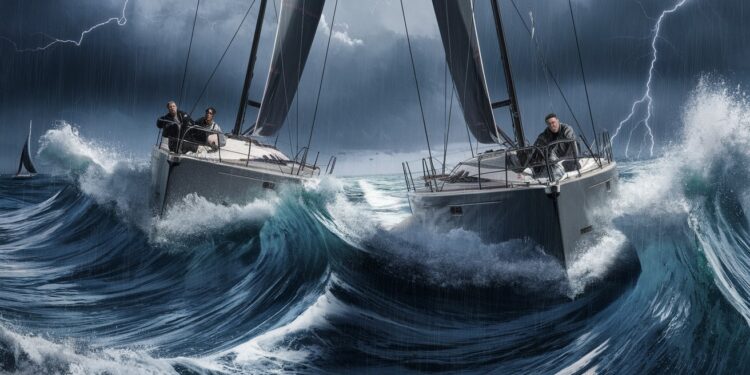 L’épique duel entre Dalin et Simon dans une tempête australe - Viral Mag Le Vendée Globe sembrase avec un duel acharné entre Charlie Dalin et Sébastien Simon au cœur dune violente tempête australe Qui tiendra bon Viral Mag