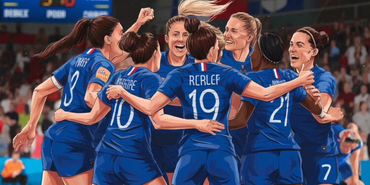 Les Bleues dominent le Monténégro et foncent vers les demi-finales de l’Euro 2024 - Viral Mag Nouvelle victoire éclatante pour léquipe de France féminine de handball à lEuro 2024 Les Bleues surclassent le Monténégro 31 23 et se rapprochent à grands pas des demi finales Découvrez les clés de ce succès impressionnant Viral Mag