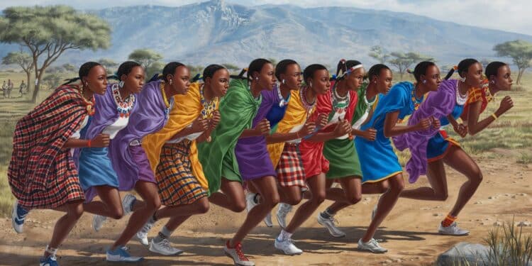 Les Jeux Olympiques Massaï : Une Révolution pour les Femmes au Kenya - Viral Mag Les Jeux Olympiques Massaï revisitent une tradition ancienne pour protéger les lions et donner plus de visibilité aux femmes athlètes au Kenya Un événement porteur despoir et de changement Viral Mag
