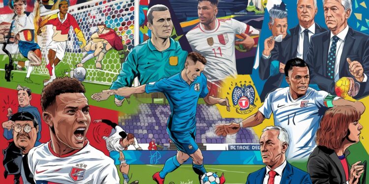 Retour sur les instants foot les plus mémorables de 2024 croqués avec humour et perspicacité par le talentueux caricaturiste David Squires   Viral Mag