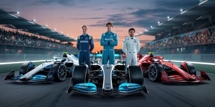 Découvrez les trois jeunes talents qui vont bousculer la hiérarchie en Formule 1 dès la saison 2025  Isack Hadjar Andrea Kimi Antonelli et Gabriel Bortoleto   Viral Mag