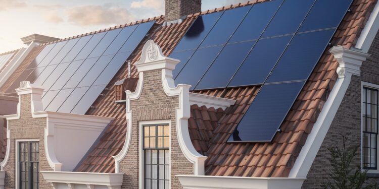 Les Toits d’Amsterdam S’Adaptent à l’Ère des Énergies Renouvelables - Viral Mag Découvrez comment Amsterdam concilie préservation du patrimoine et transition énergétique en autorisant les panneaux solaires sur ses toits historiques Viral Mag