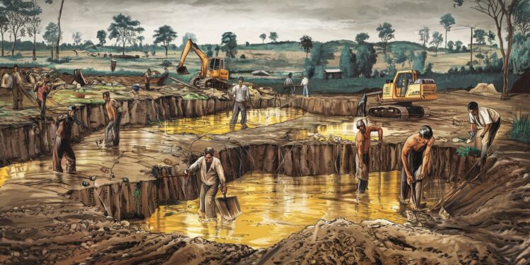 Découvrez comment lexploitation minière illégale connue sous le nom de galamsey est devenue un enjeu majeur de lélection présidentielle au Ghana Plongez au cœur de cette pratique controversée et de ses conséquences   Viral Mag