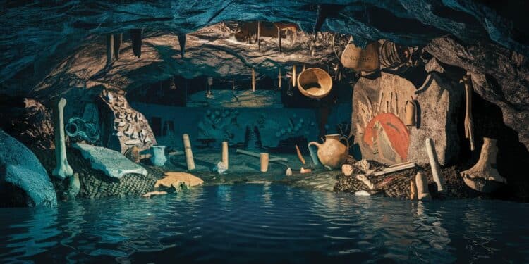 Des spéléologues font une découverte extraordinaire  une grotte sous marine datant de plusieurs millénaires recelant des trésors archéologiques uniques   Viral Mag
