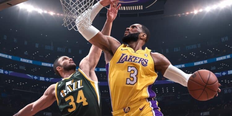 L’incroyable Exploit des Lakers face au Jazz Malgré une Fin de Match Haletante - Viral Mag Dans un match au coude à coude jusquau buzzer final les Lakers ont réussi à simposer 105 104 face au Jazz grâce à une performance magistrale dAnthony Davis Viral Mag