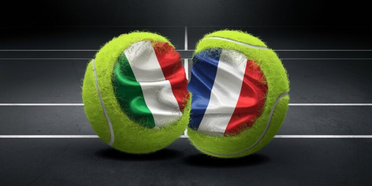 L’Italie inflige une sévère défaite à la France en United Cup - Viral Mag Léquipe de France de tennis essuie deux revers consécutifs face à la Suisse et lItalie en United Cup compromettant ses chances de qualification   Viral Mag