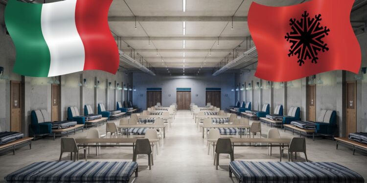 L’Italie Poursuit l’Accord Avec l’Albanie Malgré des Centres Vides - Viral Mag Le gouvernement italien réitère son engagement à poursuivre laccord controversé sur les centres pour demandeurs dasile en Albanie en dépit de leur inoccupation Viral Mag