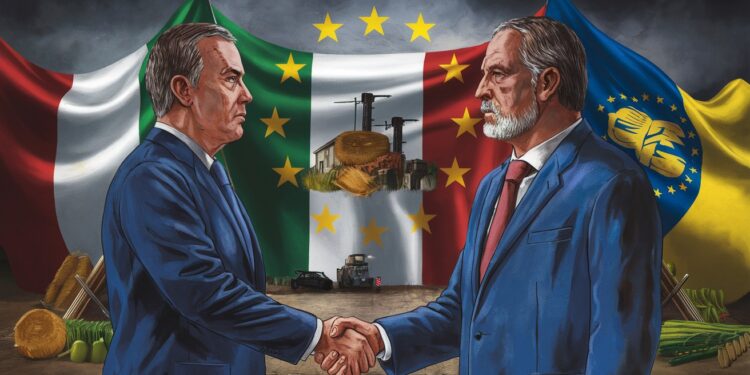 L’Italie s’oppose à l’Accord UE-Mercosur, Rome exige des protections - Viral Mag LItalie estime que les conditions ne sont pas réunies pour signer laccord de libre échange UE Mercosur Rome exige des protections pour son secteur agricole Viral Mag