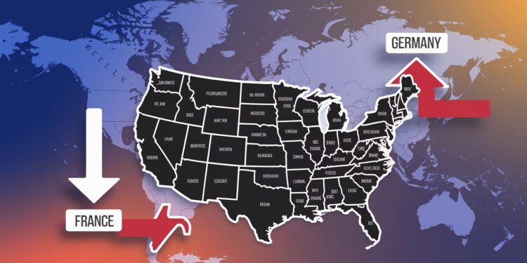 L’OCDE Révise À La Baisse Les Prévisions De Croissance Pour La France Et L’Allemagne En 2025 - Viral Mag LOCDE abaisse nettement ses prévisions de croissance pour la France et lAllemagne en 2025 malgré une hausse mondiale grâce au dynamisme américain Découvrez les défis de ces deux pays européens   Viral Mag
