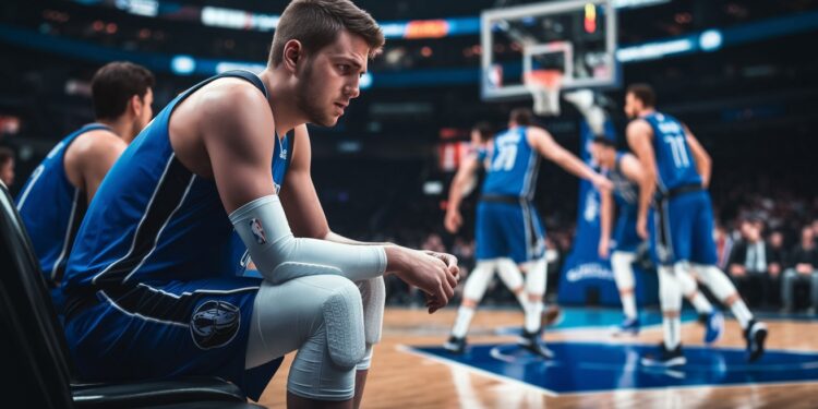 Luka Doncic Absent Au Moins Un Mois Après Blessure - Viral Mag La star des Mavericks Luka Doncic sera absent au moins un mois suite à une blessure au mollet Un coup dur pour Dallas en pleine saison NBA Viral Mag