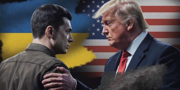 L’Ukraine espère convaincre Trump en s’appuyant sur des valeurs communes - Viral Mag Le président ukrainien Zelensky compte sur une approche émotionnelle pour obtenir le soutien de Trump Face à un Poutine fou lunité américano européenne est cruciale pour mettre fin à la guerre en cours depuis plus de 1 000 jours Viral Mag