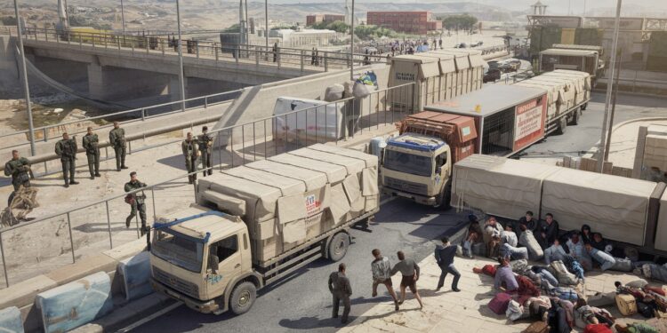 LUnrwa a annoncé la suspension de la livraison daide humanitaire à Gaza via le point de passage clé de Kerem Shalom devenu impossible   Viral Mag