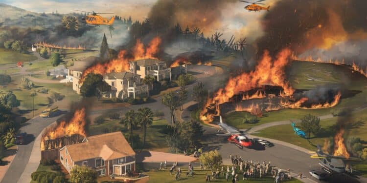 Malibu ravagée par un violent incendie, des milliers d’habitants évacués - Viral Mag Un incendie dévastateur fait rage à Malibu en Californie Des milliers de résidents ont été évacués alors que les flammes continuent de progresser Le point sur la situation Viral Mag