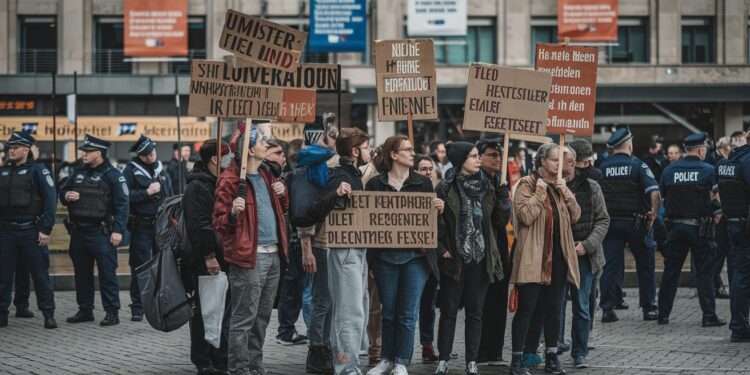 Manifestations à Magdebourg : L’AfD et l’Immigration au Cœur des Débats - Viral Mag Magdebourg est le théâtre de manifestations opposées suite à une attaque à la voiture bélier LAfD et le gouvernement saffrontent sur limmigration Viral Mag
