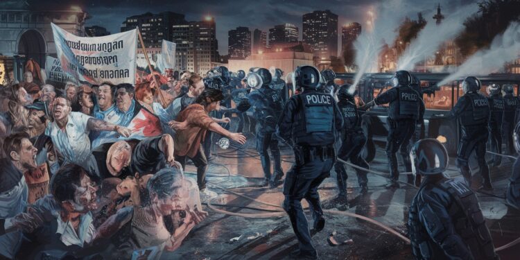 Manifestations pro-européennes en Géorgie : l’UE condamne la violence policière - Viral Mag LUE juge inacceptable la répression violente des manifestants pro européens en Géorgie suite aux élections contestées Diplomates et écoles en grève Viral Mag