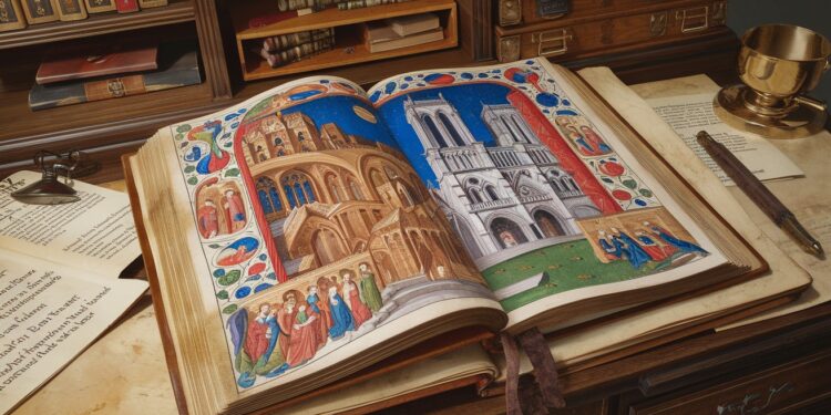 Manuscrit Retrouvé : Le Dernier Secret de Notre-Dame de Paris - Viral Mag Un manuscrit datant du Moyen Âge récemment découvert révèle lun des derniers secrets de la cathédrale Notre Dame de Paris les détails du jubé détruit il y a des siècles Viral Mag