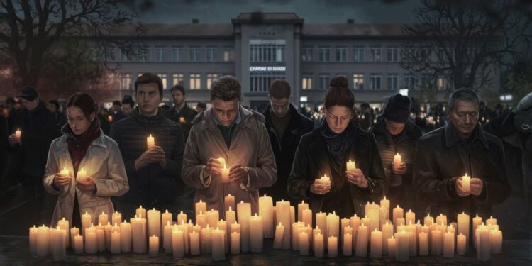 Marche à Zagreb pour plus de sécurité dans les écoles après une attaque au couteau - Viral Mag Suite à une attaque au couteau meurtrière dans une école de Zagreb des milliers de Croates manifestent pour renforcer la sécurité scolaire Viral Mag
