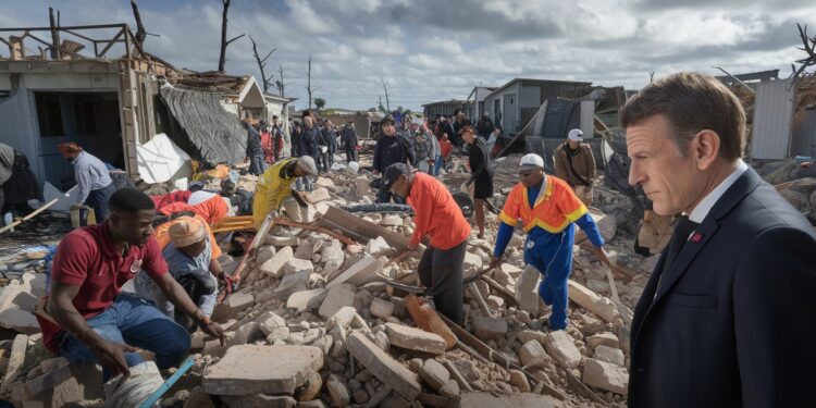 Mayotte Dévastée par le Cyclone Chido : Macron Promet une Loi Spéciale pour la Reconstruction - Viral Mag Emmanuel Macron sengage à reconstruire rapidement Mayotte suite au passage dévastateur du cyclone Chido Une loi spéciale est annoncée pour accélérer le processus Viral Mag