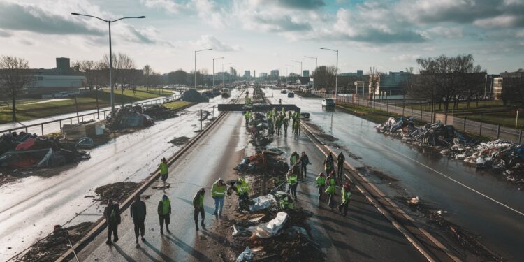 Après le cyclone Chido les rues de Mamoudzou font peau neuve en urgence avant la visite du premier ministre et de cinq ministres   Viral Mag