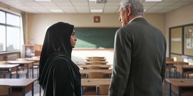 Découvrez la polémique autour de la condamnation jugée trop légère dun individu ayant menacé de mort un proviseur pour avoir demandé le retrait dun voile   Viral Mag