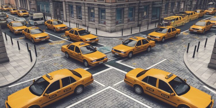 Mobilisation des taxis contre les baisses tarifaires à Lyon - Viral Mag Les taxis lyonnais se mobilisent massivement contre une réforme gouvernementale réduisant les tarifs des transports sanitaires Des blocages perturbent la circulation Viral Mag