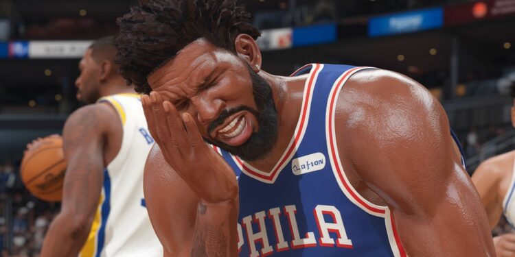 Nouveau coup dur pour Joel Embiid et les Sixers  le pivot camerounais sest fracturé le sinus lors de la défaite face aux Pacers Examen   Viral Mag