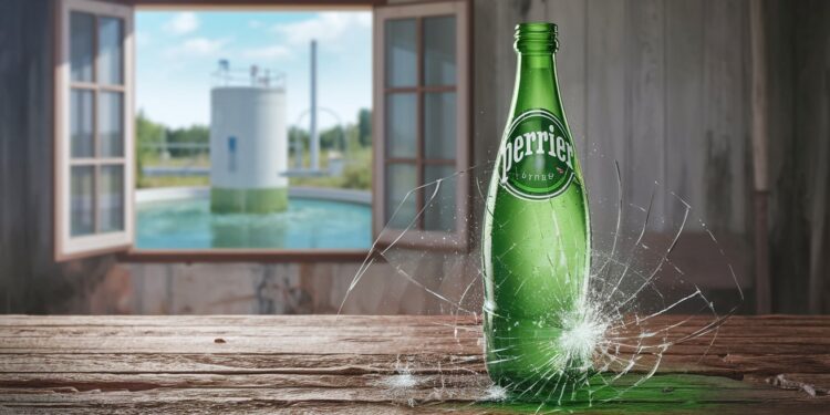 Nestlé Sous Pression : L’Avenir Incertain de Perrier en France - Viral Mag Nestlé Waters propriétaire de Perrier est poussé à repenser son site de Vergèze suite à des contaminations Les autorités sinquiètent malgré les traitements Viral Mag