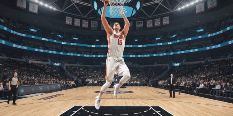 Nikola Jokic, un prodige du basket signe un back-to-back historique - Viral Mag 104 points et 30 rebonds en seulement 2 matchs Découvrez la performance incroyable du Serbe Nikola Jokic en NBA ce week end Viral Mag